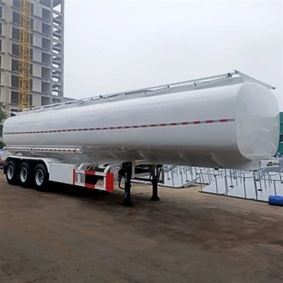 Proveedor de remolque cisterna de combustible de 3 ejes y 45000 litros