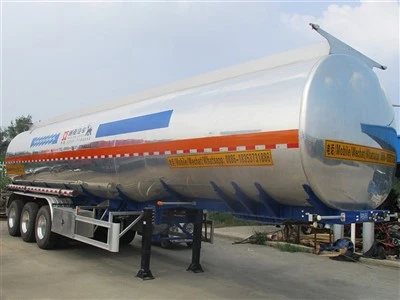 Fabricante de remolque cisterna de combustible de aluminio de 50000 litros de China