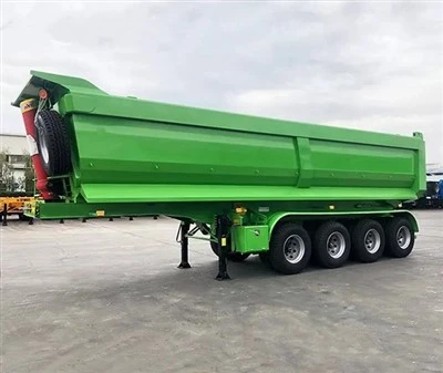 Camión volquete trasero con cilindro hidráulico tipo U de 3 ejes a la venta
