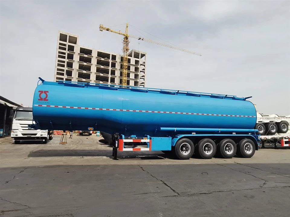 Ventas de bajo precio de semirremolque cisterna de petróleo de 55m3 en stock
