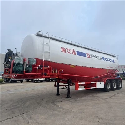 Tráiler de cisterner de polvo